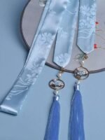 Beautiful Chinese Hair Bands Hanfu Hairband With Tassel - Image 4