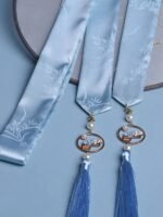 Beautiful Chinese Hair Bands Hanfu Hairband With Tassel - Image 5