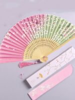 Japanese Style Beautiful Hand Fans Hanfu Fan For Women