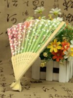 Japanese Style Beautiful Hand Fans Hanfu Fan For Women - Image 2
