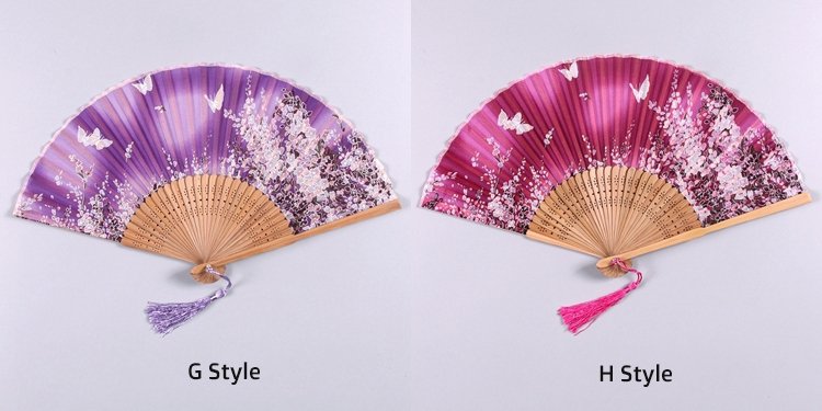 Japanese Style Beautiful Hand Fans