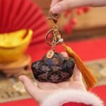 Chinese Ingot Sachet – Embroidered Prosperity Hanging Charm - Image 5