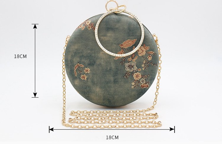 Bridal Bag Chinese Round Bag