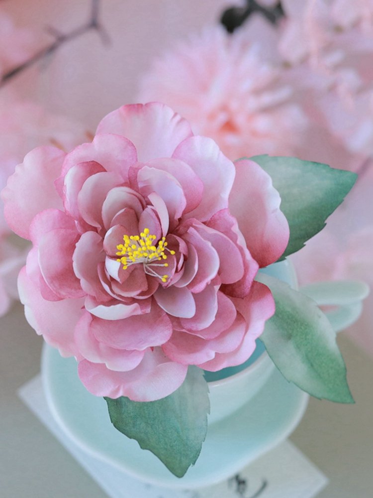 Camellia Flower Hair Pins