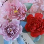 Hanfu Embroidered Headdress Camellia Flower Hair Pins