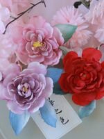 Hanfu Embroidered Headdress Camellia Flower Hair Pins
