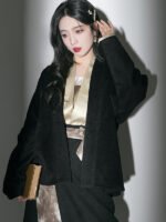 Casual Modern Hanfu Dress Three Piece Daily Hanfu - Image 3