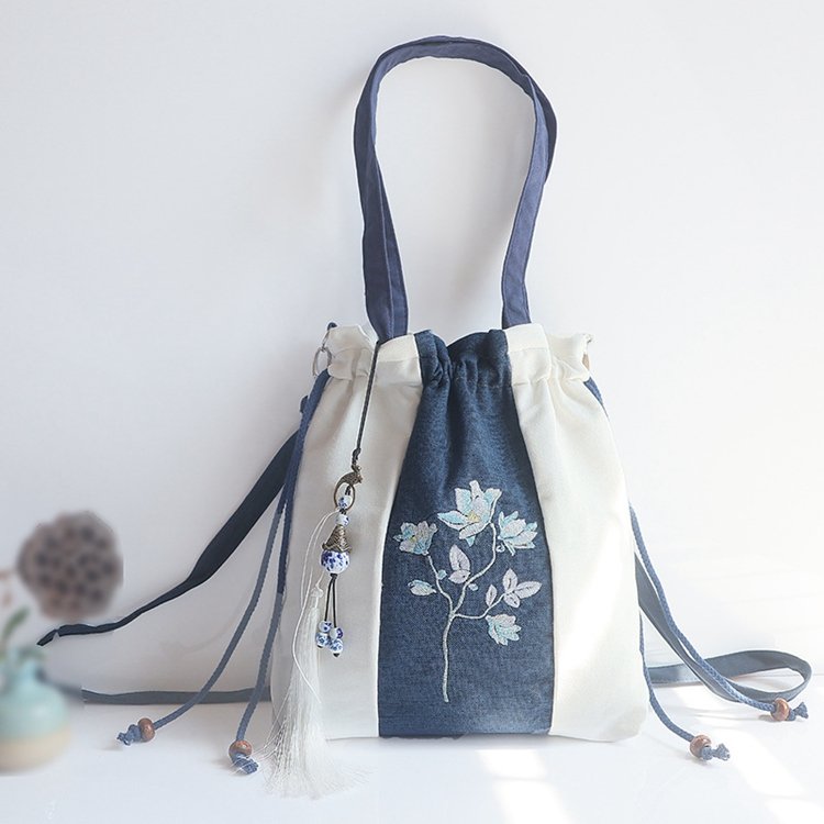 Chinese Ancient Embroidered Hanfu Bag
