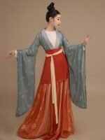Chinese Ancient Hanfu With Large Sleeves