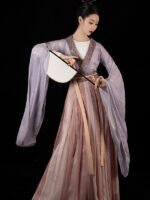 Chinese Ancient Hanfu With Large Sleeves - Image 4
