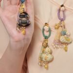 Chinese Brocade Fragrance Pouch – Elegant Hanging Charm with Tassel