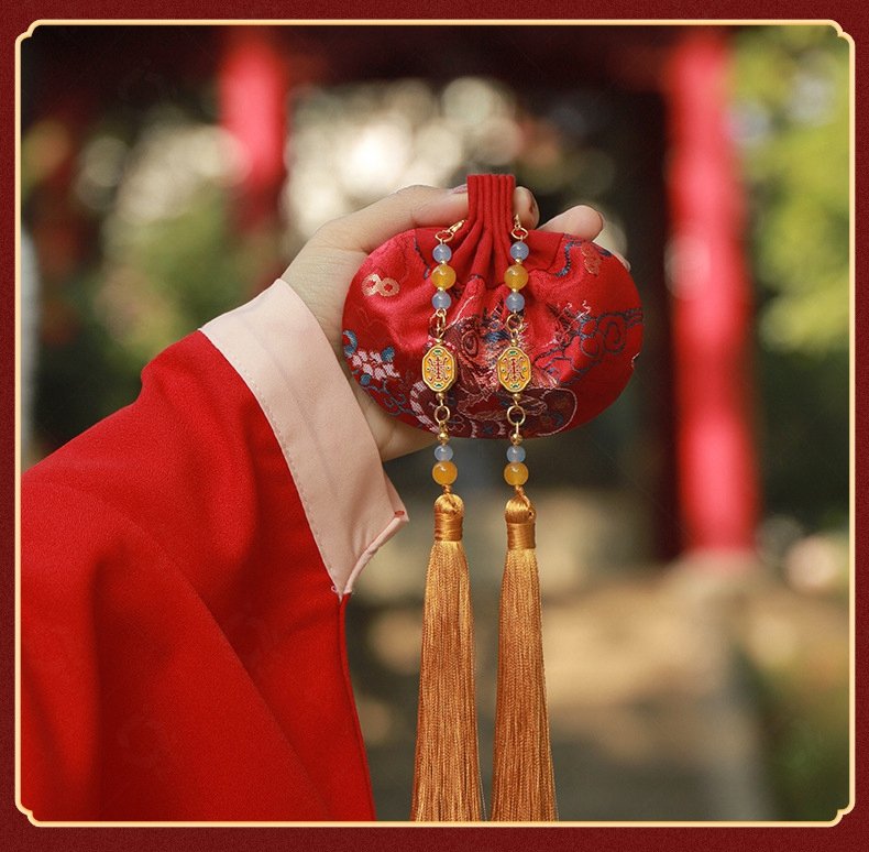 chinese brocade sachet festival gift