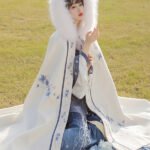 Women Hanfu Cloak Chinese Traditional Cape Winter