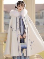 Women Hanfu Cloak Chinese Traditional Cape Winter - Image 2