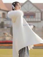 Women Hanfu Cloak Chinese Traditional Cape Winter - Image 4