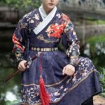 Chinese Traditional Hanfu Flying Fish Suit
