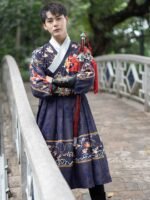 Chinese Traditional Hanfu Flying Fish Suit - Image 2