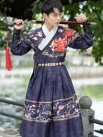 Chinese Traditional Hanfu Flying Fish Suit - Image 4