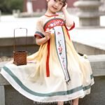 Chinese Clothing Ancient Hanfu Girl Children Summer Dress