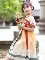 Chinese Clothing Ancient Hanfu Girl Children Summer Dress - Image 2