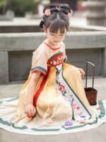 Chinese Clothing Ancient Hanfu Girl Children Summer Dress - Image 3