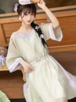 Chinese Summer Hanfu Dress Modern Beautiful Hanfu Casual Dress
