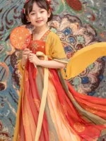 Chinese Dress For Kids Tang Dynasty Super Fairy Princess Dress