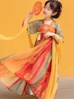 Chinese Dress For Kids Tang Dynasty Super Fairy Princess Dress - Image 3