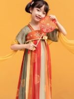 Chinese Dress For Kids Tang Dynasty Super Fairy Princess Dress - Image 4