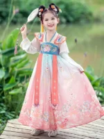 Chinese Dress For Toddler Little Girls Ancient Dress Hanfu - Image 2