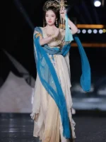 Chinese Dunhuang Feitian Costume Dance Performence Dress - Image 3
