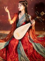 Chinese Princess Hanfu Dress Dunhuang Feitian Dress - Image 3