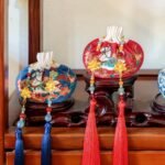 Chinese Embroidered Hanging Pouch with Tassel – Traditional Aesthetic Gift Accessory - Image 2