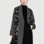 Chinese Embroidered Wool Coat for Women – Elegant New Chinese Winter Outerwear