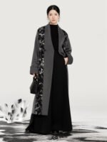 Chinese Embroidered Wool Coat for Women – Elegant New Chinese Winter Outerwear - Image 3