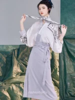 Chinese Fashion Hanfu Women’s Summer Dress 2 Colors - Image 4