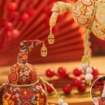 Chinese Gourd Sachet Hanging Ornament – Embroidered Refillable Festival Gift