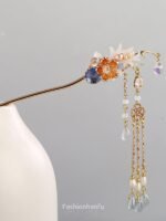 Fashion Hanfu Handmade Chinese Hair Sticks Fairy Dragon Antler Hair Pin - Image 3
