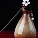 Chinese Style Hairpin Handmade Wooden Hair Fork Women