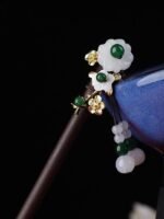 Chinese Style Hairpin Handmade Wooden Hair Fork Women - Image 2