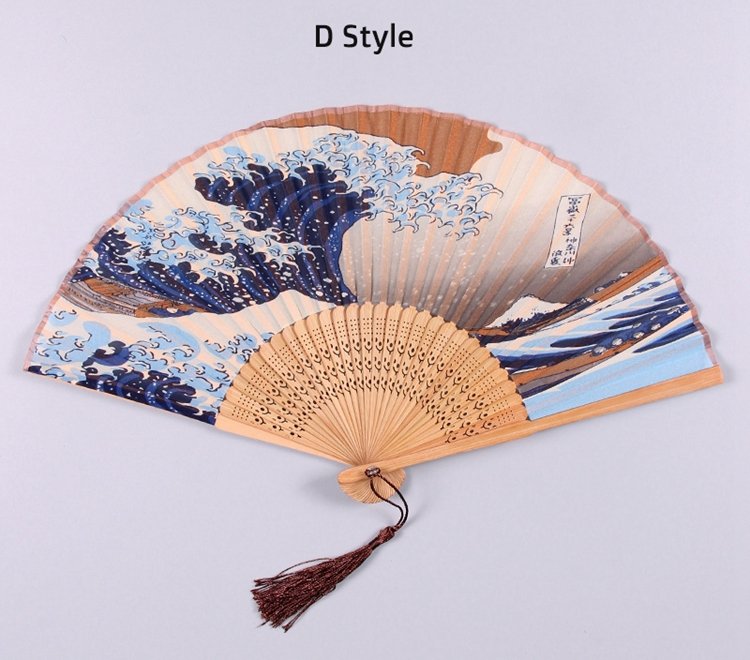 Chinese Hand Held Fans Ancient Dance Folding Fan