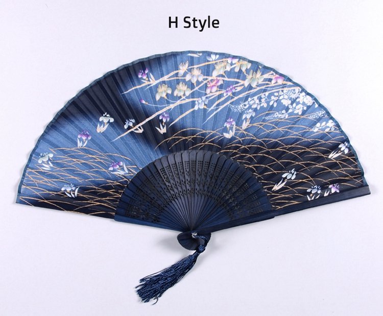 Chinese Hand Held Fans Ancient Dance Folding Fan