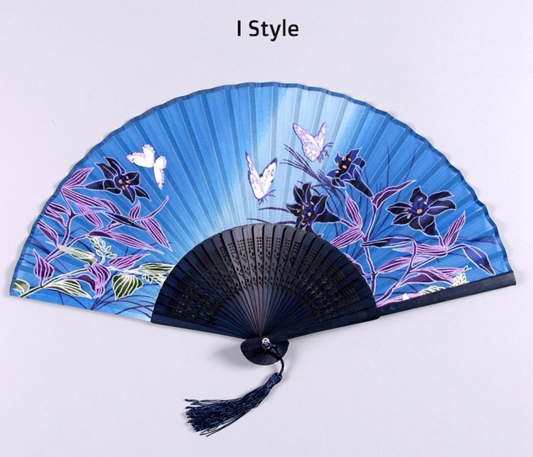 Chinese Hand Held Fans Ancient Dance Folding Fan