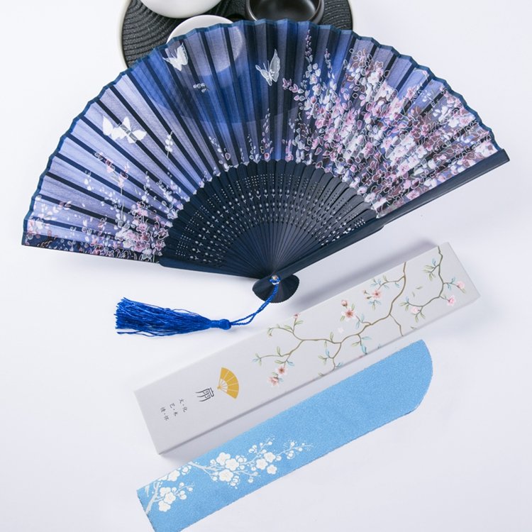 Chinese Hand Held Fans Ancient Dance Folding Fan