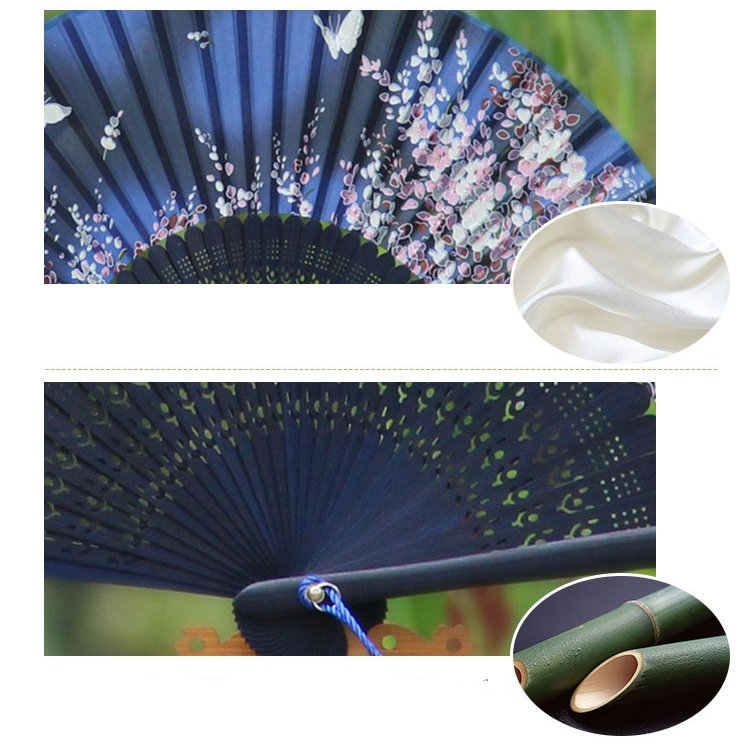 Chinese Hand Held Fans Ancient Dance Folding Fan