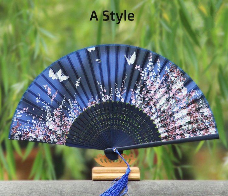 Chinese Hand Held Fans Ancient Dance Folding Fan