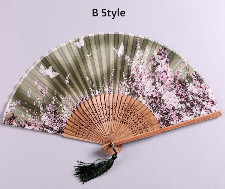Chinese Hand Held Fans Ancient Dance Folding Fan