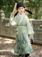 Chinese Hanfu Boy Ancient Style Scholar Performance Costume