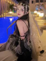 Chinese Hanfu Dance Dunhuang Style Feitian Dress - Image 2