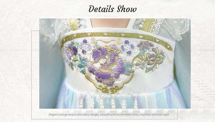 Chinese Hanfu Girl Princess Dress